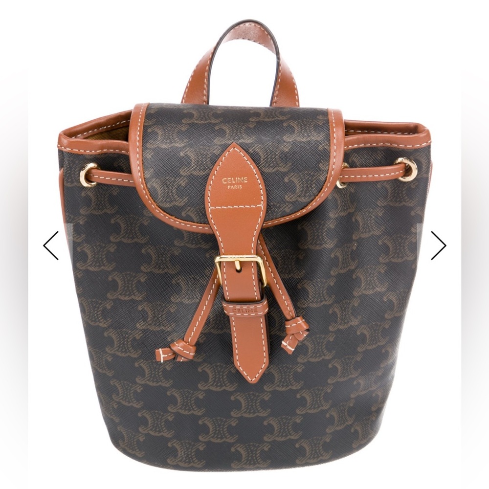 Mint Condition 2022 Celine Triomphe Mini Folco Ba… - image 1